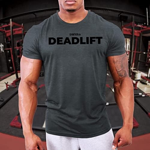 Deadlift Gymtier - חולצת טריקו פיתוח גוף | בגדי אימוני חדר כושר לגברים